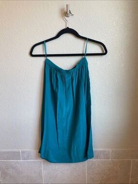 Vintage Christopher Silk Teal Skirt